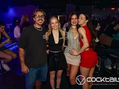 A professional photo of guests enjoying themselves at Cocktails Nightclub from our gallery.