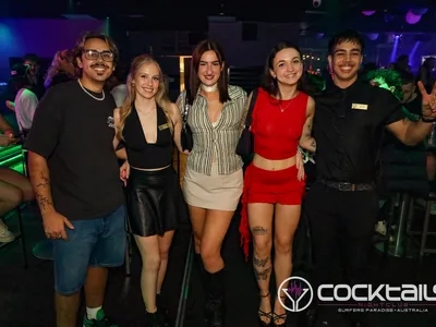 A professional photo of guests enjoying themselves at Cocktails Nightclub from our gallery.