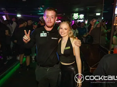 A professional photo of guests enjoying themselves at Cocktails Nightclub from our gallery.