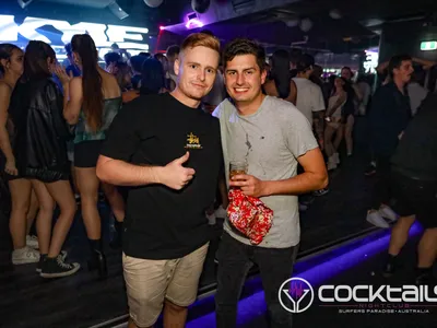 A professional photo of guests enjoying themselves at Cocktails Nightclub from our gallery.