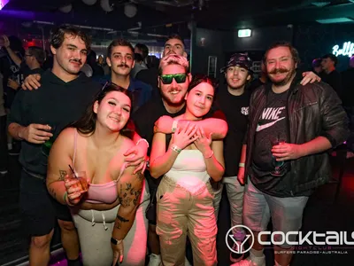 A professional photo of guests enjoying themselves at Cocktails Nightclub from our gallery.