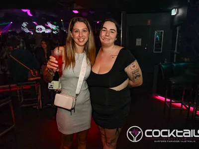 A professional photo of guests enjoying themselves at Cocktails Nightclub from our gallery.