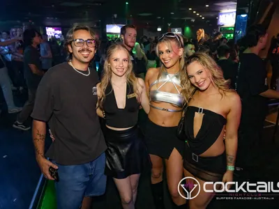 A professional photo of guests enjoying themselves at Cocktails Nightclub from our gallery.