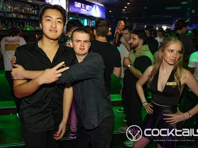 A professional photo of guests enjoying themselves at Cocktails Nightclub from our gallery.