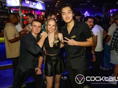 A professional photo of guests enjoying themselves at Cocktails Nightclub from our gallery.