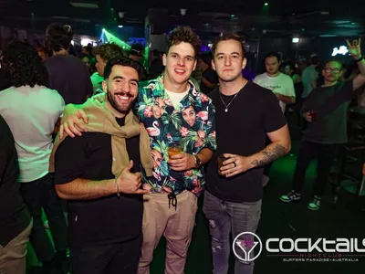 A professional photo of guests enjoying themselves at Cocktails Nightclub from our gallery.