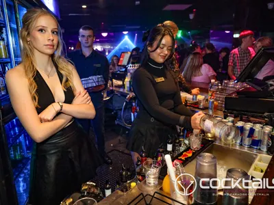 A professional photo of guests enjoying themselves at Cocktails Nightclub from our gallery.