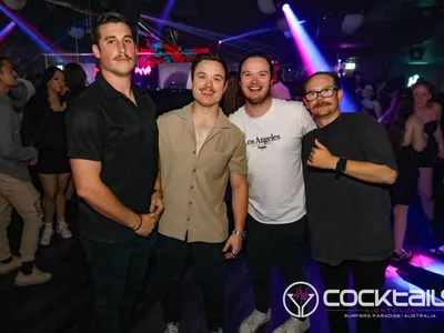 A professional photo of guests enjoying themselves at Cocktails Nightclub from our gallery.