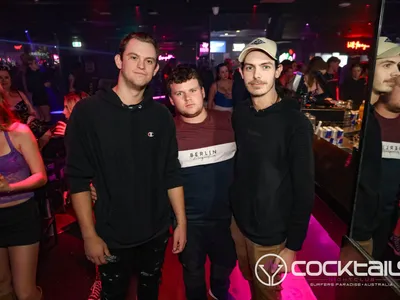 A professional photo of guests enjoying themselves at Cocktails Nightclub from our gallery.