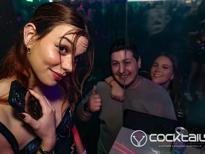 A professional photo of guests enjoying themselves at Cocktails Nightclub from our gallery.