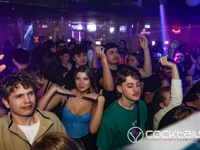 A professional photo of guests enjoying themselves at Cocktails Nightclub from our gallery.