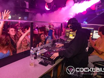 A professional photo of guests enjoying themselves at Cocktails Nightclub from our gallery.