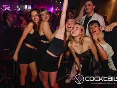 A professional photo of guests enjoying themselves at Cocktails Nightclub from our gallery.