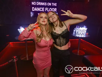 A professional photo of guests enjoying themselves at Cocktails Nightclub from our gallery.