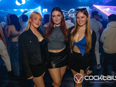 A professional photo of guests enjoying themselves at Cocktails Nightclub from our gallery.