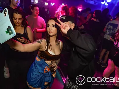 A professional photo of guests enjoying themselves at Cocktails Nightclub from our gallery.