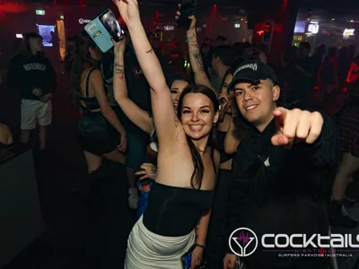 A professional photo of guests enjoying themselves at Cocktails Nightclub from our gallery.