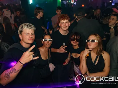 A professional photo of guests enjoying themselves at Cocktails Nightclub from our gallery.