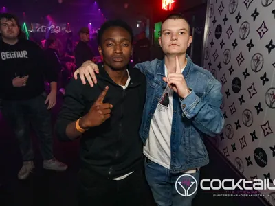 A professional photo of guests enjoying themselves at Cocktails Nightclub from our gallery.