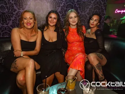 A professional photo of guests enjoying themselves at Cocktails Nightclub from our gallery.