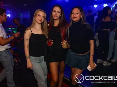 A professional photo of guests enjoying themselves at Cocktails Nightclub from our gallery.