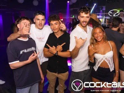 A professional photo of guests enjoying themselves at Cocktails Nightclub from our gallery.