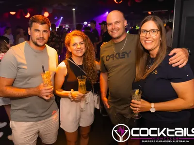 A professional photo of guests enjoying themselves at Cocktails Nightclub from our gallery.