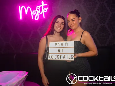 A professional photo of guests enjoying themselves at Cocktails Nightclub from our gallery.