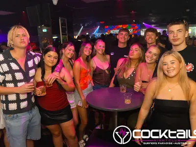 A professional photo of guests enjoying themselves at Cocktails Nightclub from our gallery.