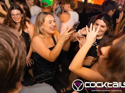 A professional photo of guests enjoying themselves at Cocktails Nightclub from our gallery.