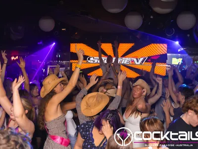 A professional photo of guests enjoying themselves at Cocktails Nightclub from our gallery.