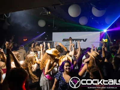 A professional photo of guests enjoying themselves at Cocktails Nightclub from our gallery.