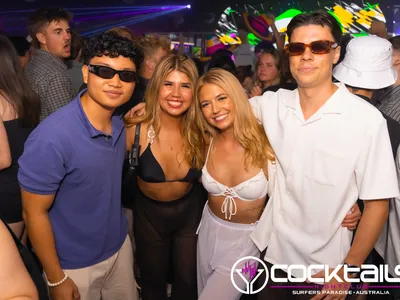 A professional photo of guests enjoying themselves at Cocktails Nightclub from our gallery.