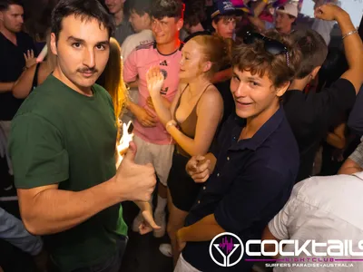 A professional photo of guests enjoying themselves at Cocktails Nightclub from our gallery.