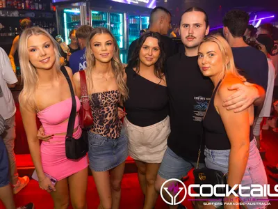 A professional photo of guests enjoying themselves at Cocktails Nightclub from our gallery.