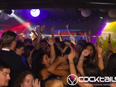 A professional photo of guests enjoying themselves at Cocktails Nightclub from our gallery.