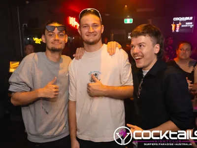 A professional photo of guests enjoying themselves at Cocktails Nightclub from our gallery.