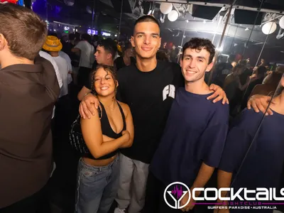 A professional photo of guests enjoying themselves at Cocktails Nightclub from our gallery.