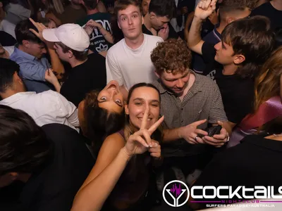 A professional photo of guests enjoying themselves at Cocktails Nightclub from our gallery.