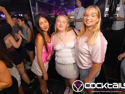 A professional photo of guests enjoying themselves at Cocktails Nightclub from our gallery.