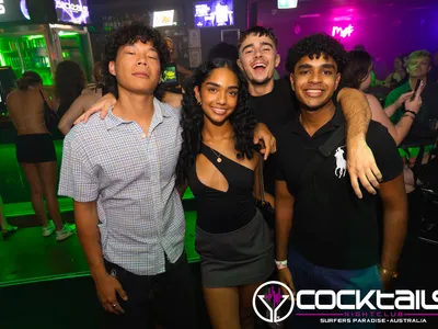 A professional photo of guests enjoying themselves at Cocktails Nightclub from our gallery.