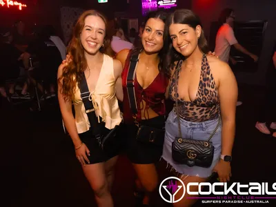 A professional photo of guests enjoying themselves at Cocktails Nightclub from our gallery.