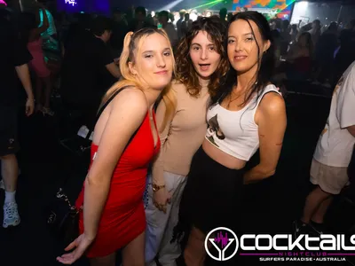 A professional photo of guests enjoying themselves at Cocktails Nightclub from our gallery.