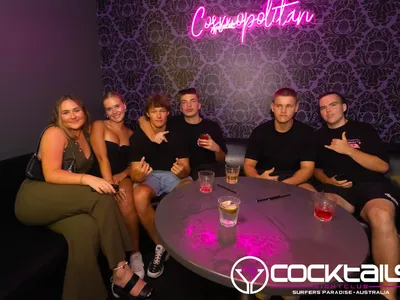 A professional photo of guests enjoying themselves at Cocktails Nightclub from our gallery.