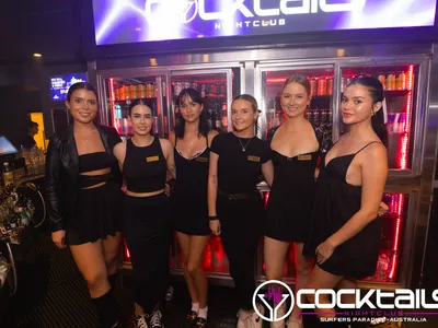 A professional photo of guests enjoying themselves at Cocktails Nightclub from our gallery.