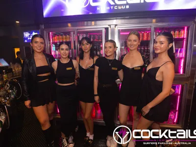 A professional photo of guests enjoying themselves at Cocktails Nightclub from our gallery.