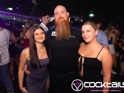 A professional photo of guests enjoying themselves at Cocktails Nightclub from our gallery.