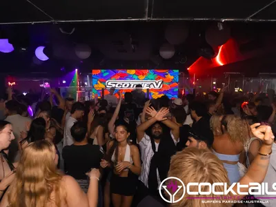 A professional photo of guests enjoying themselves at Cocktails Nightclub from our gallery.