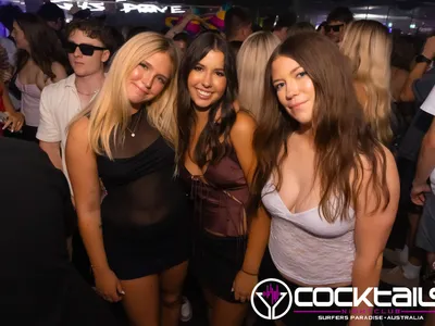 A professional photo of guests enjoying themselves at Cocktails Nightclub from our gallery.