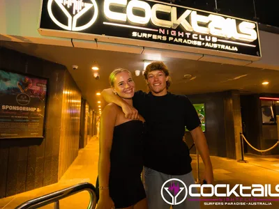 A professional photo of guests enjoying themselves at Cocktails Nightclub from our gallery.